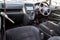 Interior of a Honda Stream car inside with a view of the dashboard, steering wheel, front seats after cleaning and dry cleaning