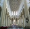 Interior of Hooglandsekerk church in Leiden, Netherlands