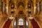 Interior of the Hungarian Parliament Building in Budapest