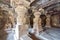 Interior of Indra Sabha Jain Temple at Ellora Caves