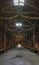 Interior of an Iroquois Longhouse, Milton, Ontario