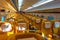 Interior of Japanese Shinkansen high speed train