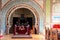 Interior of Jewish synagogue and altar Sarajevo Bosnia Hercegovina