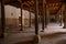 The interior of the Juma Mosque in Khiva, Uzbekistan