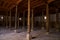 The interior of the Juma Mosque in Khiva, Uzbekistan