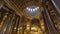 Interior of Kazan Cathedral with people timelapse hyperlapse. Petersburg, Russia