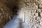 Interior of Kerak castle in Al-Karak, Jordan, Arabia