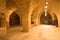 Interior of Khan al-Franj, a Caravanserai in the historic center of Sidon. Sidon, Lebanon