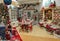 Interior of kitchen at village of Santa Claus in Terni