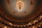 Interior of La Fenice Theatre, chandelier