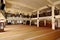 Interior of Langgar Mosque at Kota Bharu, Kelantan, Malaysia