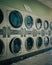 Interior of a laundromat, Ossining, New York