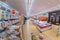 Interior of LIDL supermarket