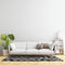 Interior Living Room Wall Mock Up Background