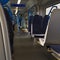 Interior of London train during off peak travel time