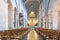 Interior of Lund Cathedral, towards the apse and high altar