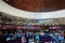 Interior Of Lutheran Temppeliaukio Church Also Known As Church Of Rock And Rock Church. Famous Landmark.