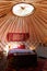 Interior Of Luxurious Holiday Yurt Used For Camping