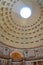 Interior of Majestic Pantheon in Rome, Italy