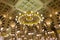 Interior of Masjid (mosque) Al Nabawi in Medina