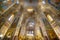 Interior of the Memorial Temple of the Birth of Christ church in Shipka, Bulgaria