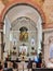 Interior of Metropolitan Cathedral of Florianopolis in Santa Catarina, Brazil. Historic monument of Praca XV de Novembro