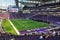 Interior of Minnesota Vikings US Bank Stadium in Minneapolis