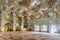 Interior of mirrored mausoleum of Sayyed Alaeddin Hossein in Shiraz. Iran