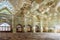 Interior of mirrored mausoleum of Sayyed Alaeddin Hossein in Shiraz. Iran