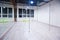 Interior of modern dancing studio for pole dance.