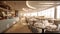 Interior of modern restaurant, Luxury restaurant