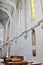 Interior of monastery Church of the Silent Monks at Latrun, Israel