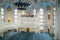 The interior of the mosque Kul-Sharif. The Kazan Kremlin