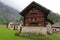 Interior of the mountain village of Crampiolo in Alpe Devero, Lepontine Alps, Ossola, Piedmont, Italy