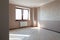 Interior of a new apartment unfurnished kitchen bathroom balcony