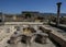 The interior of the North Baths, fed by the aqueduct at Volubilis in Morocco.
