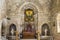 Interior of old church at Cedars of God forest, Arz, Bsharri, Lebanon
