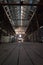 Interior of an old shearing shed on an outback property