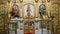 Interior of the Orthodox Cathedral Curtea de Arges in Romania.