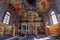 Interior of orthodox church - Bujoreni Monastery, Vaslui County, landmark attraction in Romania