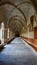 Interior of Poblet Monastery in Spain