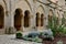 Interior of Poblet Monastery in Spain