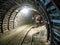 Interior of Polish coal mine in Upper Silesian region in Poland.