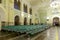 Interior of the Rizhsky railway station (Rizhsky vokzal, Riga station) waiting room