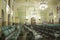 Interior of the Rizhsky railway station (Rizhsky vokzal, Riga station) waiting room