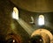 Interior of Romanesque church.