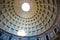 Interior of Rome Pantheon, Italy