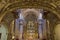 Interior of Royal Monastery of St. Jerome in Granada (Spain)