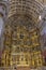Interior of Royal Monastery of St. Jerome in Granada (Spain)