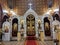 Interior of a russian church in Geneve, Switzerland